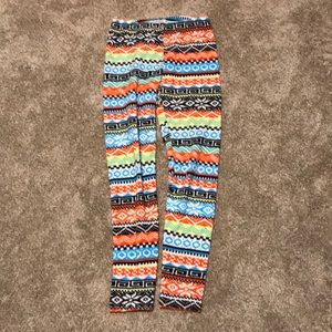 festive full length leggings